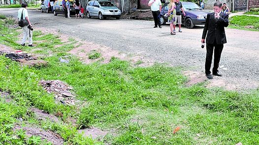 ASESINADO. LUGAR DONDE APARECIO EL CUERPO DEL TESORERO DEL GREMIO