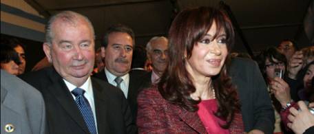 El titular de la AFA, Julio Grondona y la presidenta Cristina Fernndez: una alianza en el 